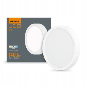 Oprawa LED typu DOWNLIGHT DLRS 18W - Neutralny Biała