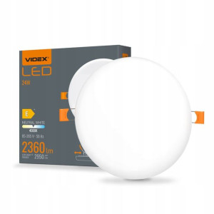 Bezramowa oprawa LED typu DOWNLIGHT DLFR 24W - Neutralna