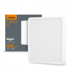Oprawa LED typu DOWNLIGHT DLSS 24W - Neutralny Biała