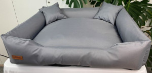 DogStuffs Legowisko Codura dla psa Ciemnoszare 75x65