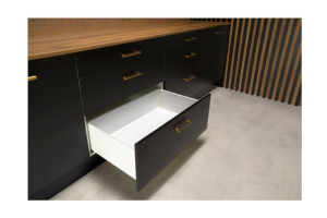 Szuflada Matrix S Slim L400 H199 Biała