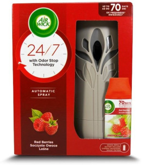 Air wick Freshmatic SOCZYSTE OWOCE LEŚNE urządzenie starter + wkład 250ml