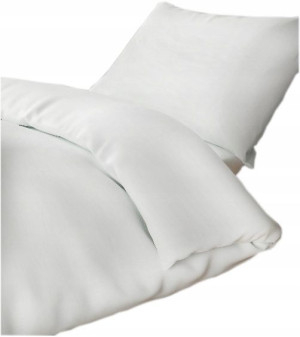 Pościel hotelowa biała 160x200 100% bawełna 155g/m2