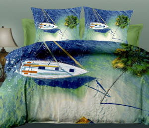 Pościel 3D rozmiar 160x200 3-częściowa gruba CW-FPW1603-8 widoki