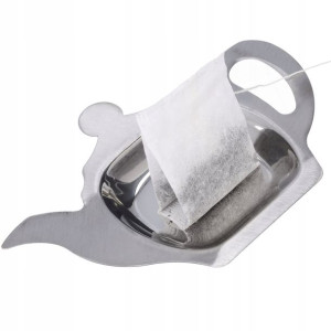 Podstawka Na Torebki Do Herbaty Spodek Metalowy