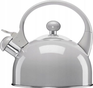 Czajnik na gaz indukcja gwizdek szary 1,7l