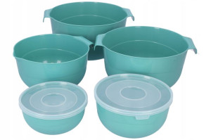 Miska Plastikowa Zestaw Misek Durszlak Komplet 5x