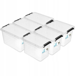 Pojemnik plastikowy organizer pokrywa box 6,5l