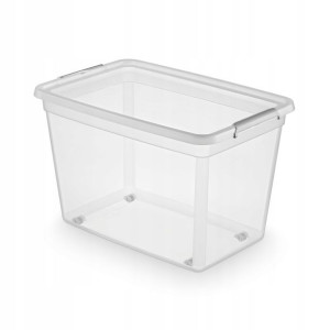 Pudło pojemniki plastikowe organizer box 80l