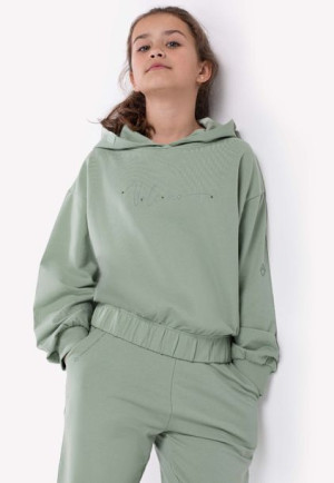 Zielona bluza dziewczęca oversize B-MILEY JUNIOR 158-164