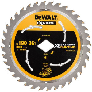Piła tarczowa 190x 36zęby do DCS577 DeWalt DT40271
