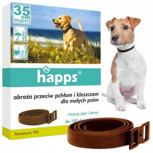 Happs Obroża Na Pchły Kleszcze Dla Psa 35cm