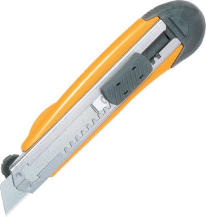 Nóż Segmentowy 18Mm Auto Feeder Auto+Screw Lock Yellow (3X Ostrze)