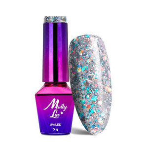 Lakier hybrydowy MollyLac Crushed Diamonds Dreaming in Vegas 5 g Nr 538