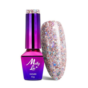Lakier hybrydowy MollyLac Crushed Diamonds Pardon my glam! 5 g Nr 532
