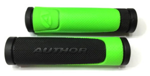 Chwyty kierownicy AUTHOR AGR-600 125mm czarno-zielone