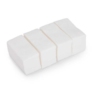 Perforowane waciki bezpyłowe do paznokci AlleMed 10x5 cm 500 szt