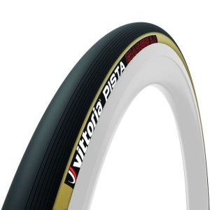 Opona Pista G2.0 700x23C, czarno-beżowa