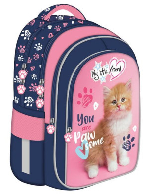 Plecak szkolny BPL-58 My Little Friend Ginger Kitty