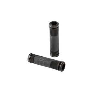 Chwyty kierownicy Comet Pro 3D 130mm, czarno-szare