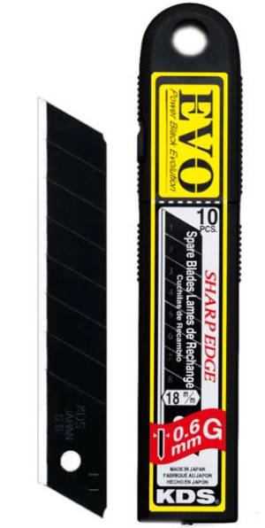 Ostrza Segmentowe 18Mm Kds Gb-10B Evo (10X Czarne Ostrze 0.6Mm)