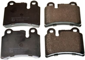 DENCKERMANN B111140 Zestaw klocków hamulcowych, ha