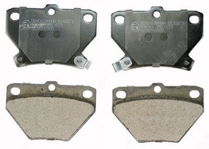DENCKERMANN B110871 Zestaw klocków hamulcowych, ha