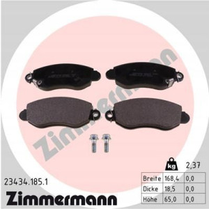 ZIMMERMANN 23434.185.1 Zestaw klocków hamulcowych,