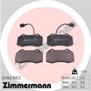 ZIMMERMANN 24162.150.2 Zestaw klocków hamulcowych,