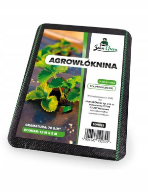 AGROWŁÓKNINA AGROTKANINA 70g/m 1,1x5m Na Chwasty