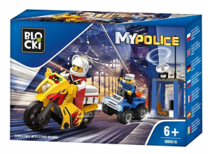 Klocki Blocki MyPolice Radiowóz patrolowy 79el. 6+