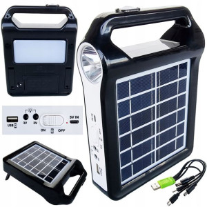 Powerbank Solarny Ładowarka Latarka Solara