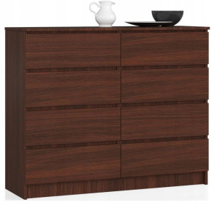 Komoda K 120 Cm 8 Szuflad Wenge