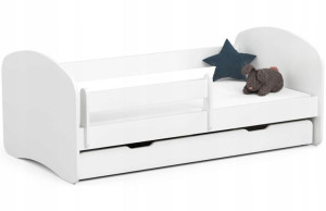 Łóżko dziecięce 160x80 SMILE z materacem i szuflad