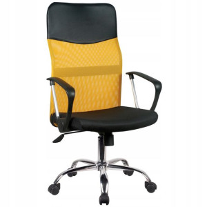 Fotel biurowy OCF-7 materiałowy - Pomarańczowy