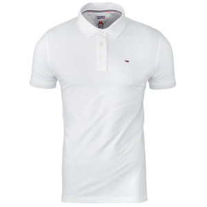 Tommy Hilfiger koszulka polo polówka męska biała MW0MW17770 YBR S