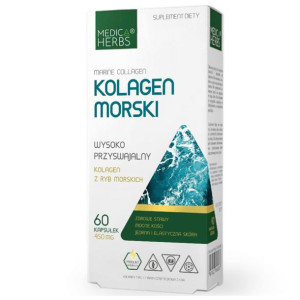 Medica Herbs Kolagen Morski 60 kaps. NA STAWY
