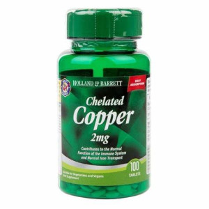 Holland & Barrett Chelated Copper Miedź 2000mcg 90 tabletek