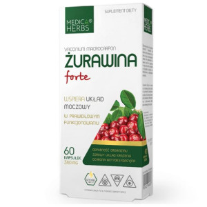 Medica Herbs Żurawina Forte x60 UKŁAD MOCZOWY