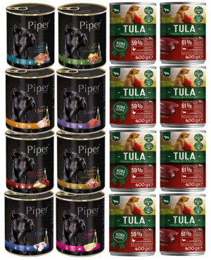 Karma Dla Psa Piper Premium Mix Smaków 16x400g