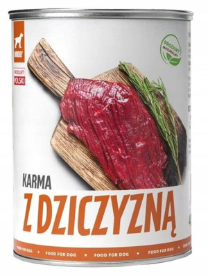 Mokra Karma Dla Psa Tuf Tuf Puszka Dziczyzna 400g