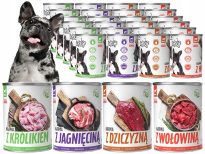 Mokra Karma Dla Psa Tuf Tuf Puszki Mix 24x400g