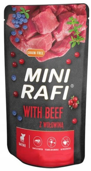 Mokra Karma Dla Psa Rafi Mini Wołowina 150g