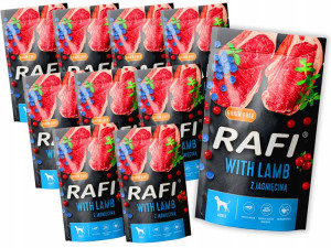 Rafi Mokra Karma Dla Psa Jagnięcina 10x500g