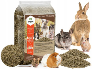 Karma Naturalny Pokarm Granulat Dla Gryzoni Królik