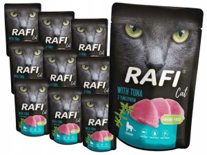 Rafi Mokra Karma Dla Kota Saszetka Tuńczyk 10x100g