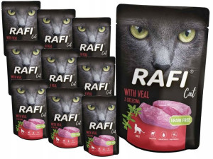 Rafi Karma Dla Kota Saszetka Cielęcina 10x100g