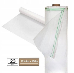 Agrowłóknina Biała 12,65x100m 23g Zimowa Okryciowa