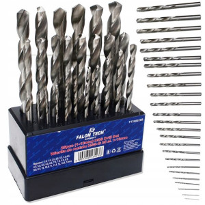 Zestaw Wierteł Do Metalu Hss 1-13mm Wiertło 25el