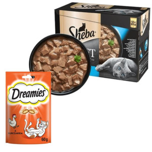 SHEBA 12x85g Craft Collection +dreamies